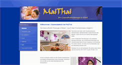 Desktop Screenshot of maithai-basel.info